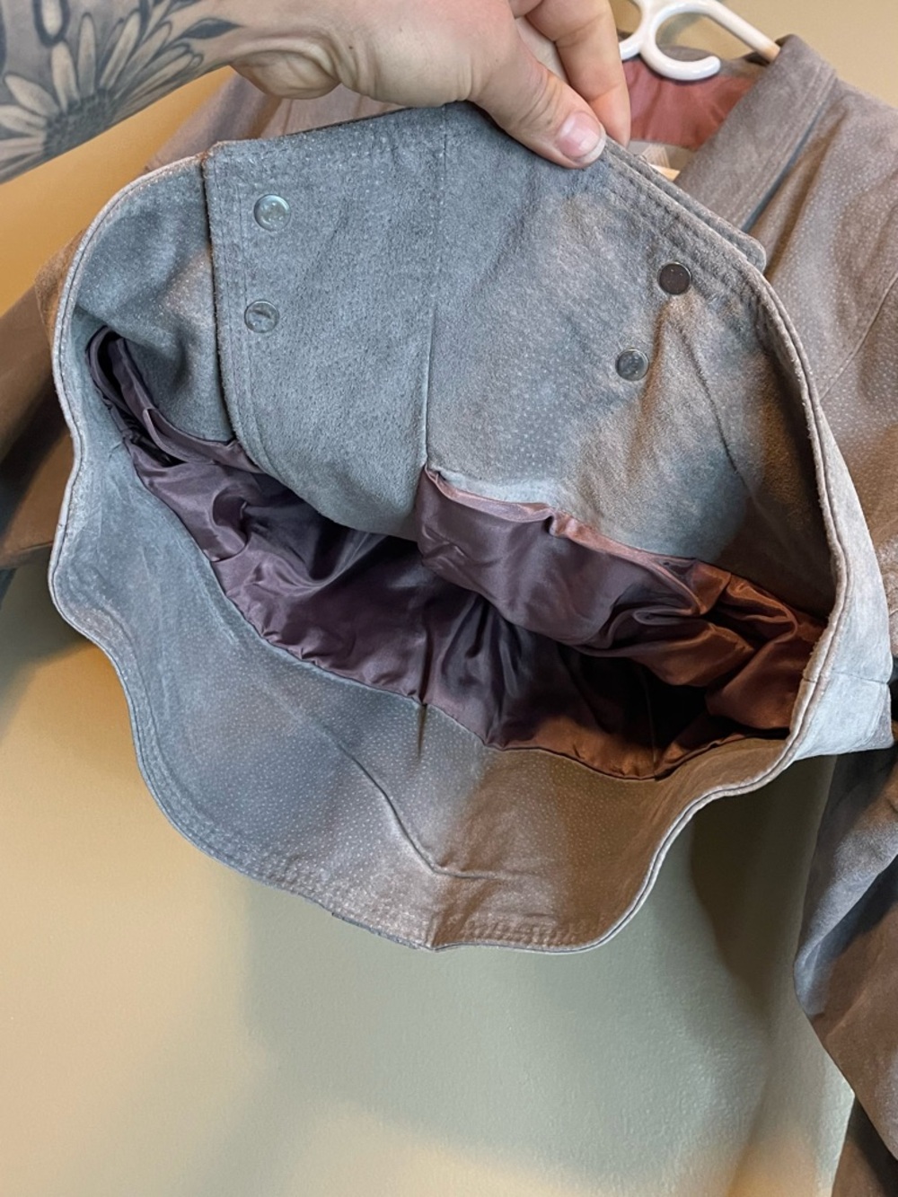 Vintage 1980’s Leather Attic Suede Leather Jacket - Picture 5 of 12